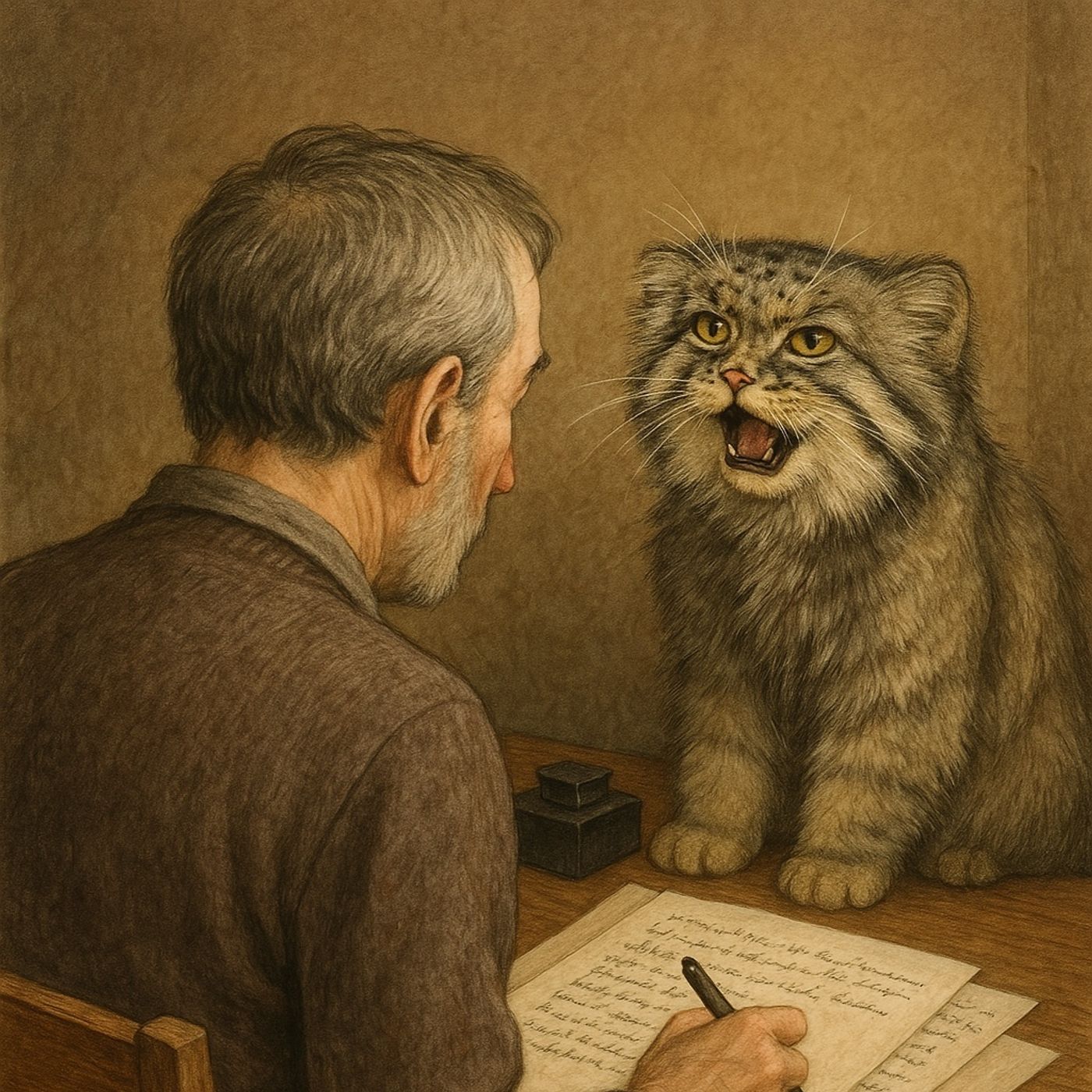 Lui mi fissa ed io scrivo. episode artwork