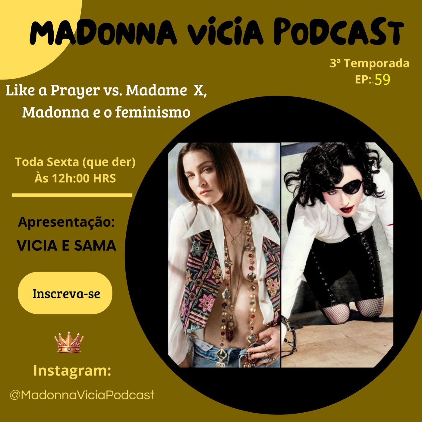 #59- Like a Prayer vs. Madame X, Madonna e o feminismo episode artwork