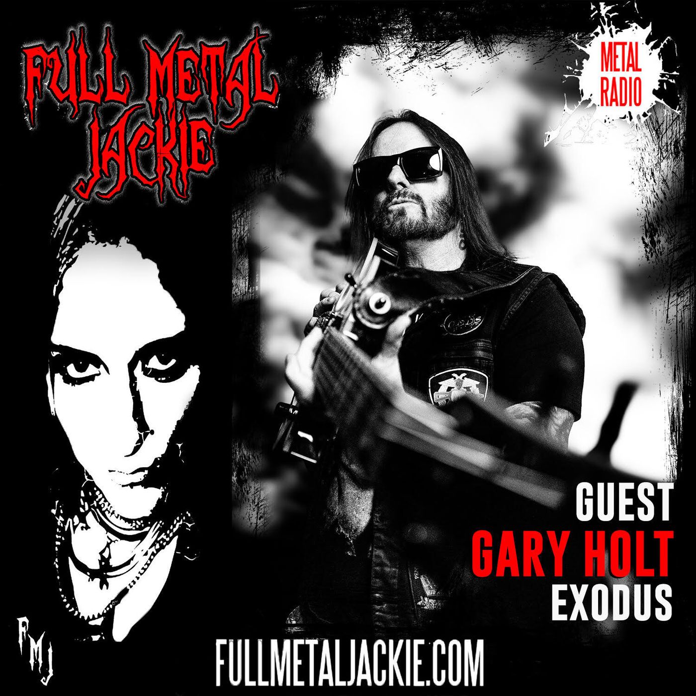 Gary Holt on the FMJ RADIO SHOW! episode artwork