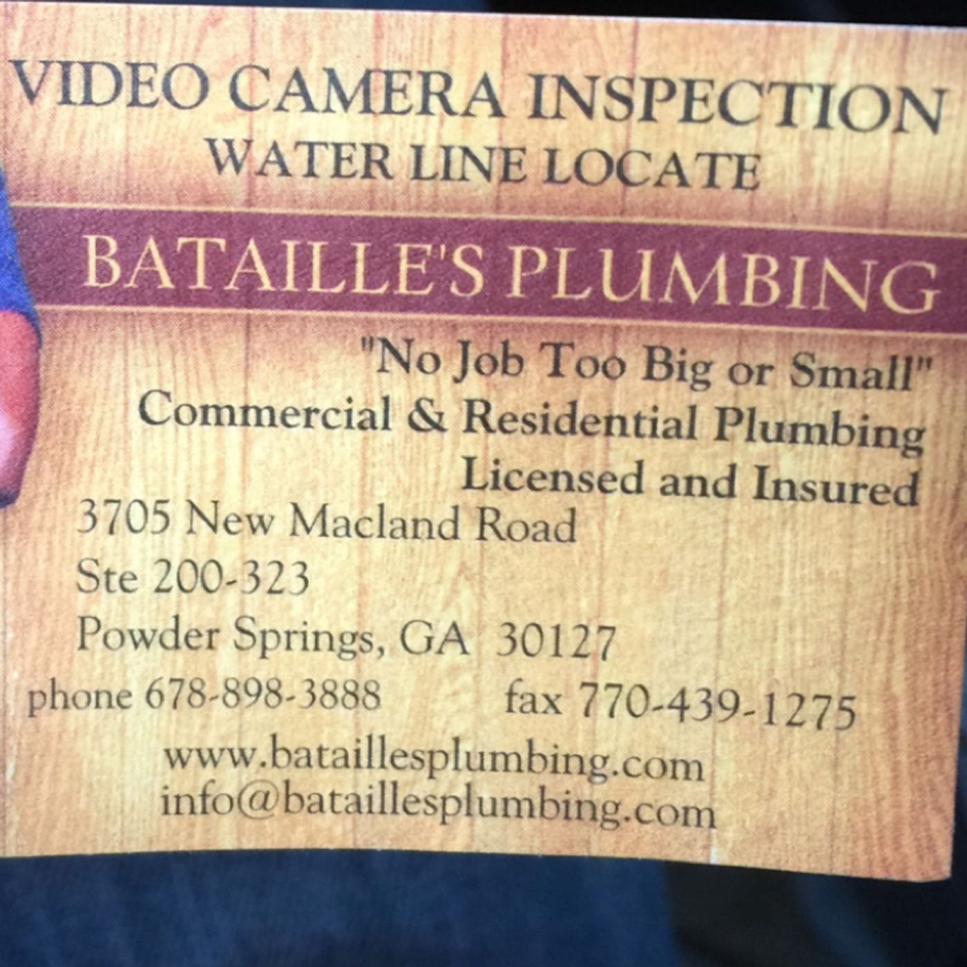 Bar Talk with Jay; Batailles Plumbing