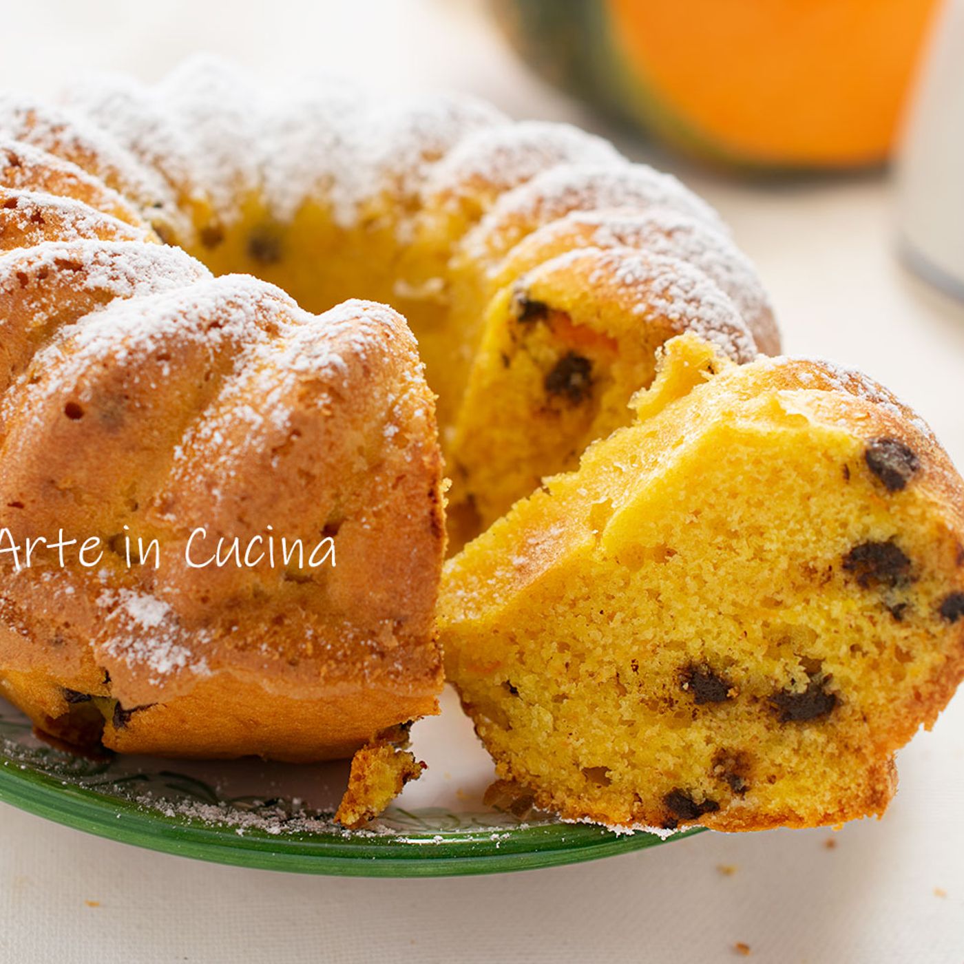 Ciambella alla zucca soffice anche bimby