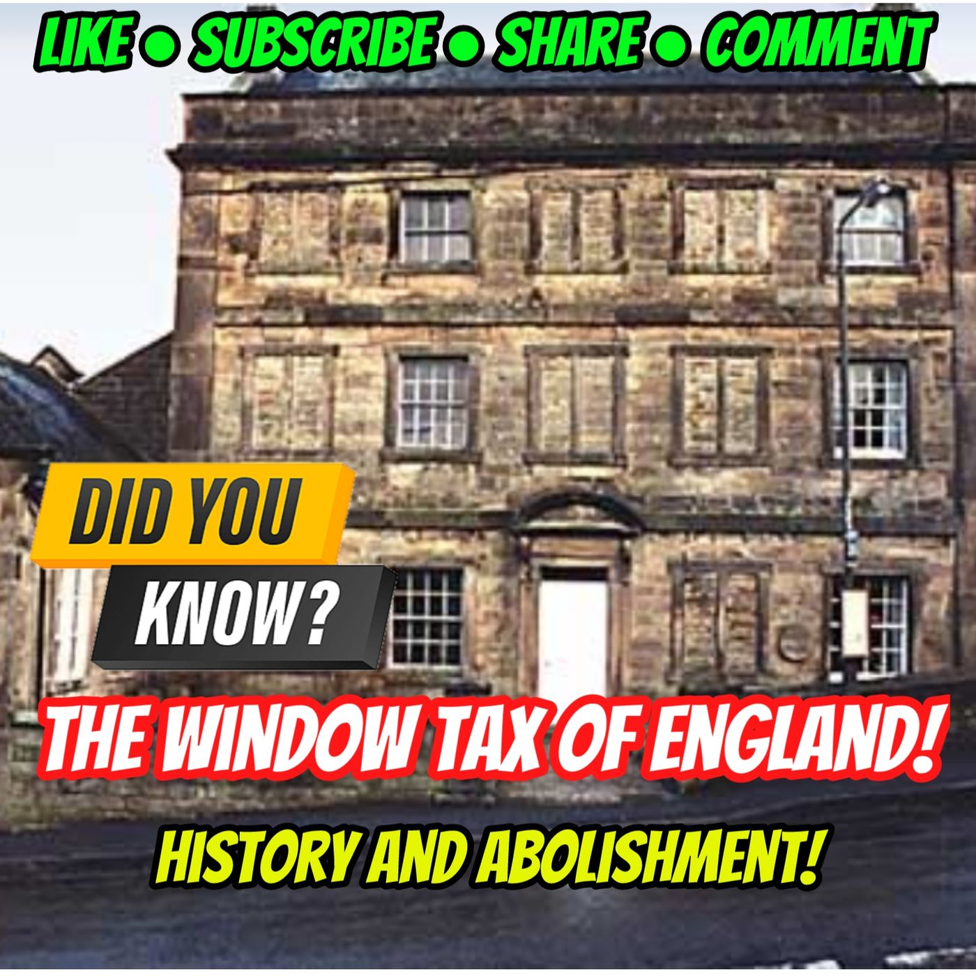 Did You Know | The Window Tax of England episode artwork