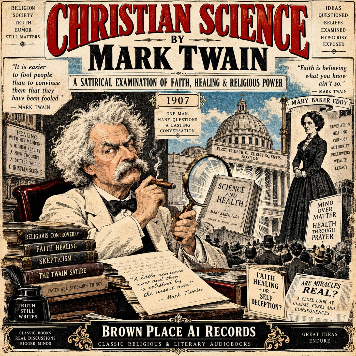 Christian Science by Mark Twain | Mary Baker Eddy, Faith Healing & Religious Controversy Audiobook Part 1 episode artwork