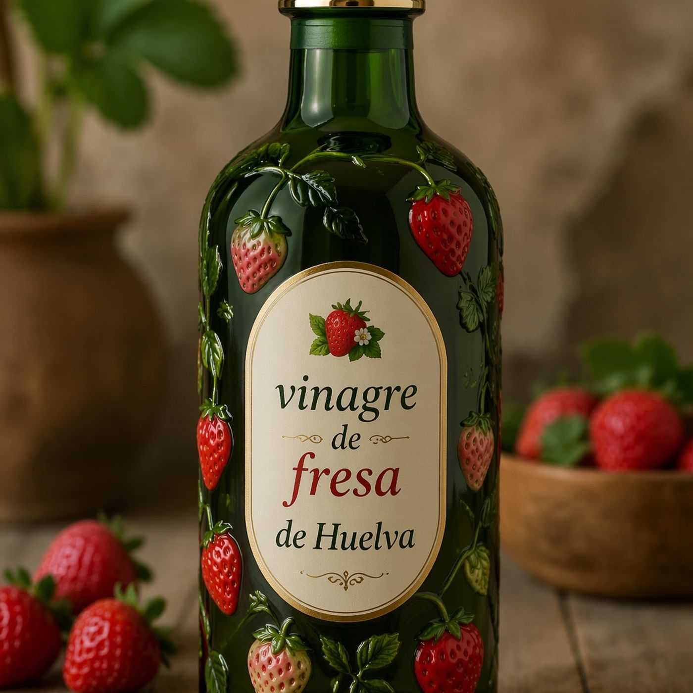 Vinagre de fresa, desde Huelva a tu mesa