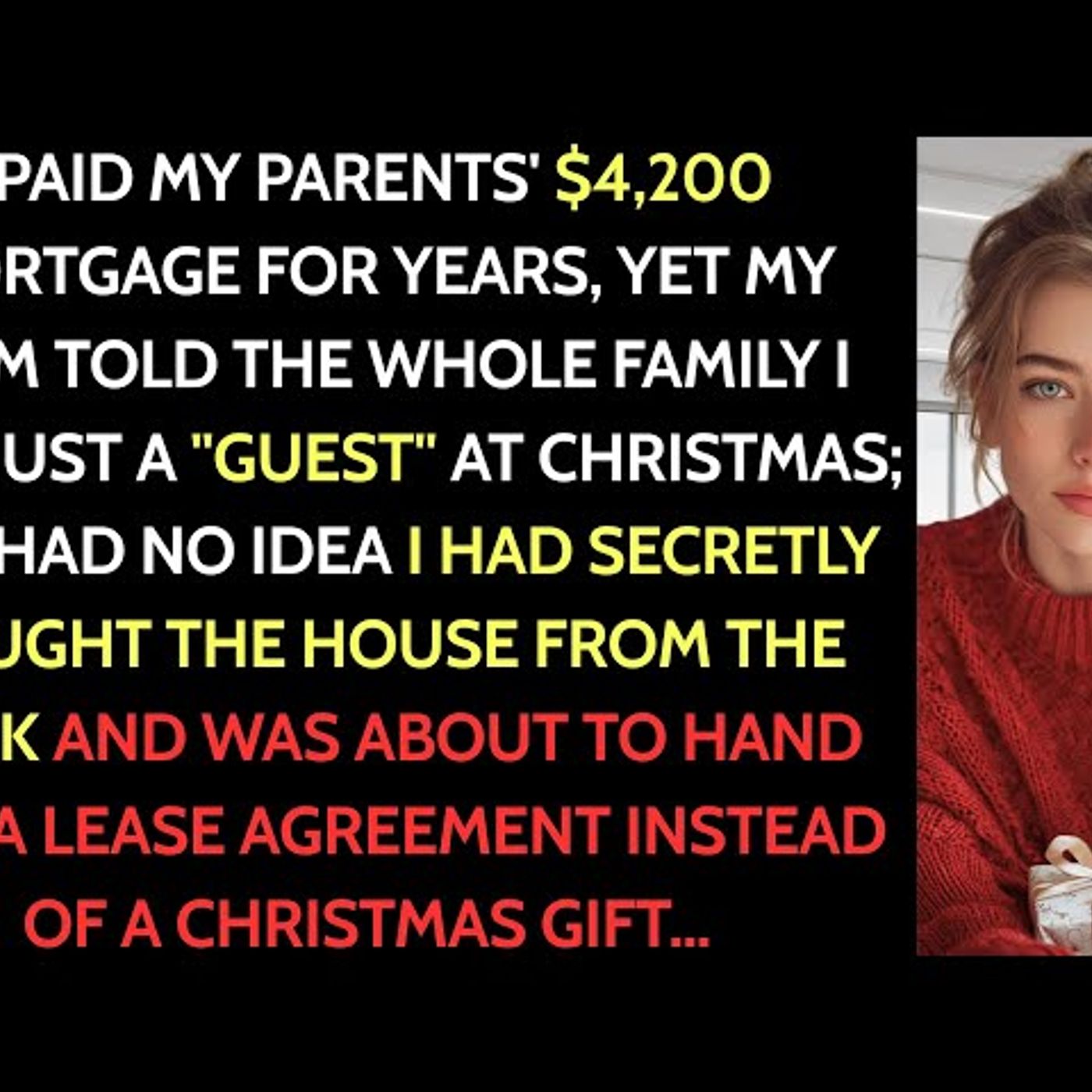 I Paid My Parents’ $4,200 Mortgage—They Said “You’re Just A Guest” At Christmas