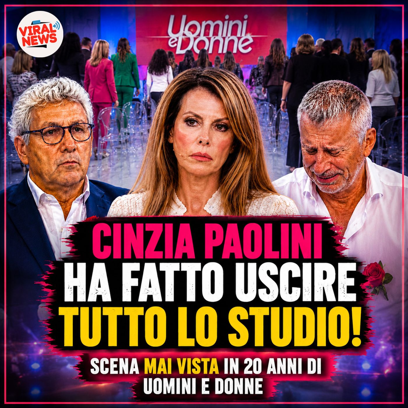 Colpo di scena a Uomini e Donne: il parterre abbandona lo studio a causa di Cinzia