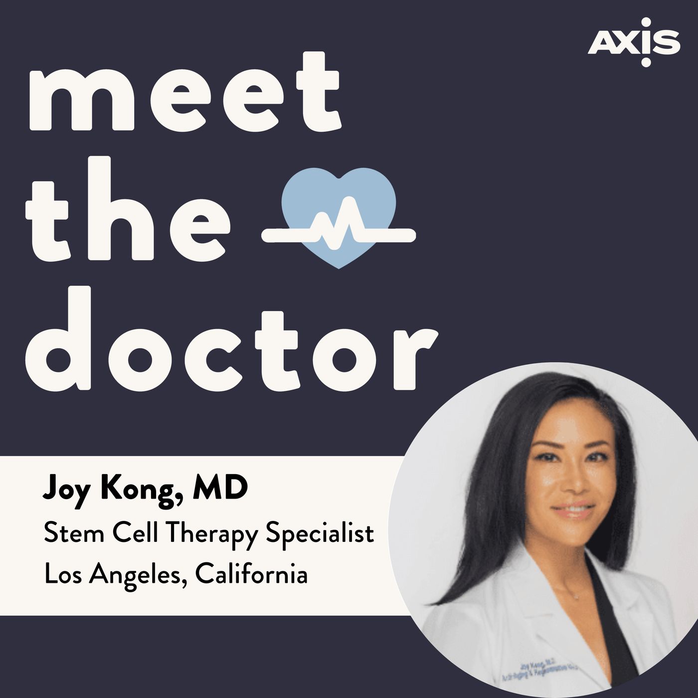 Joy Kong, MD - Stem Cell Therapy Specialist in Los Angeles, California