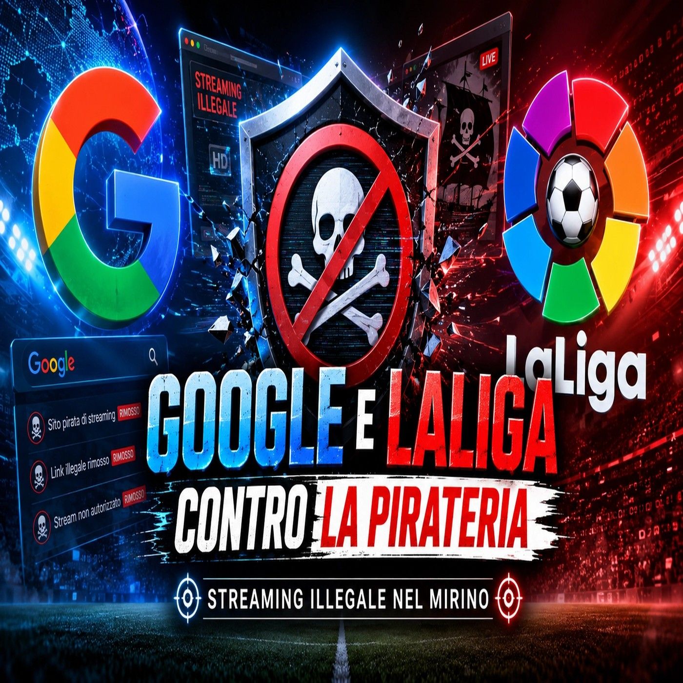 Google e LaLiga contro la pirateria_ streaming illegale nel mirino episode artwork