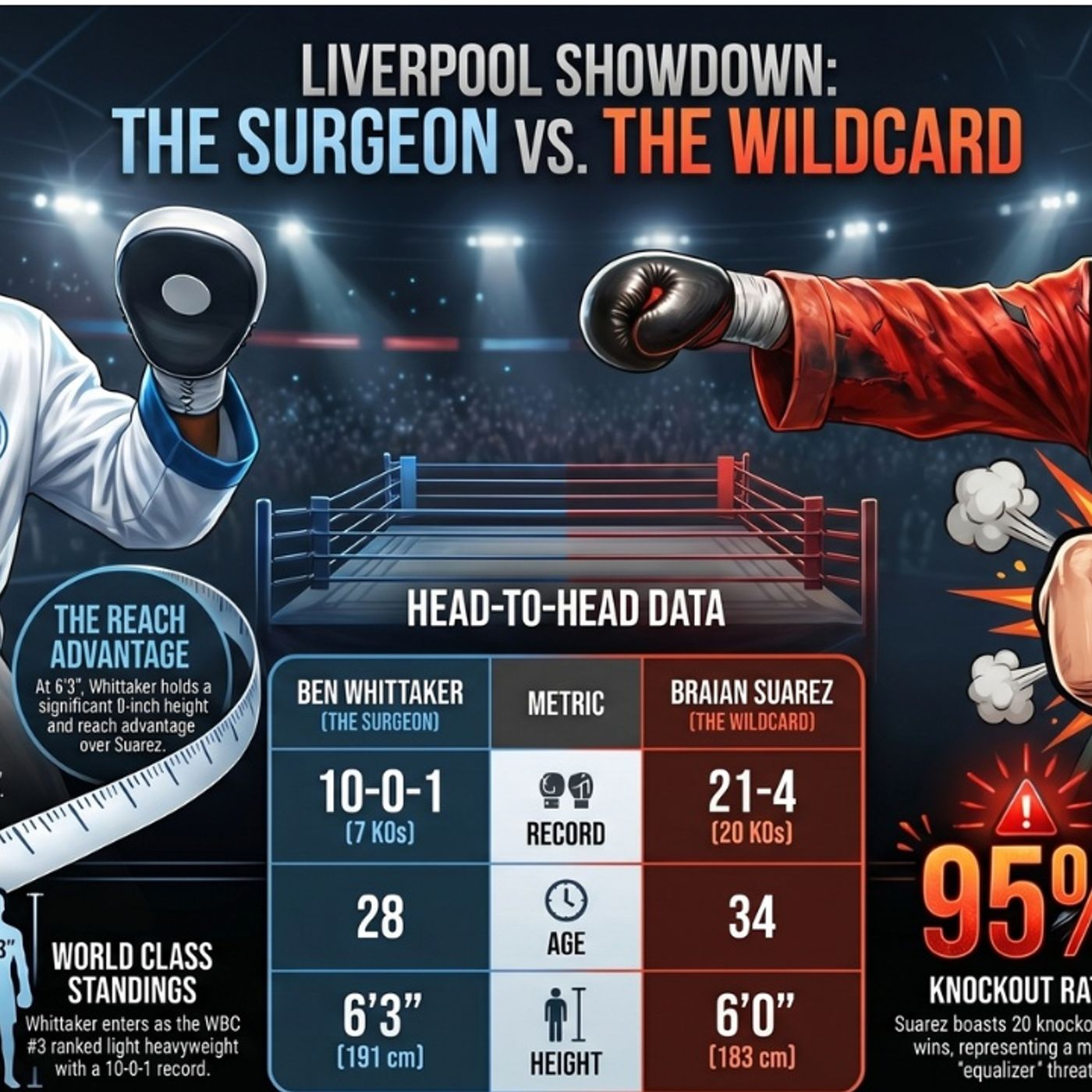Whittaker faces a 95 percent knockout artist