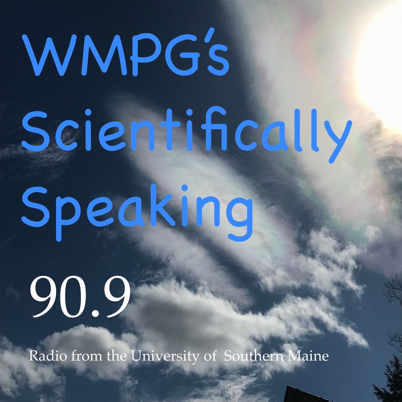 Scientifically Speaking on WMPG podcast artwork