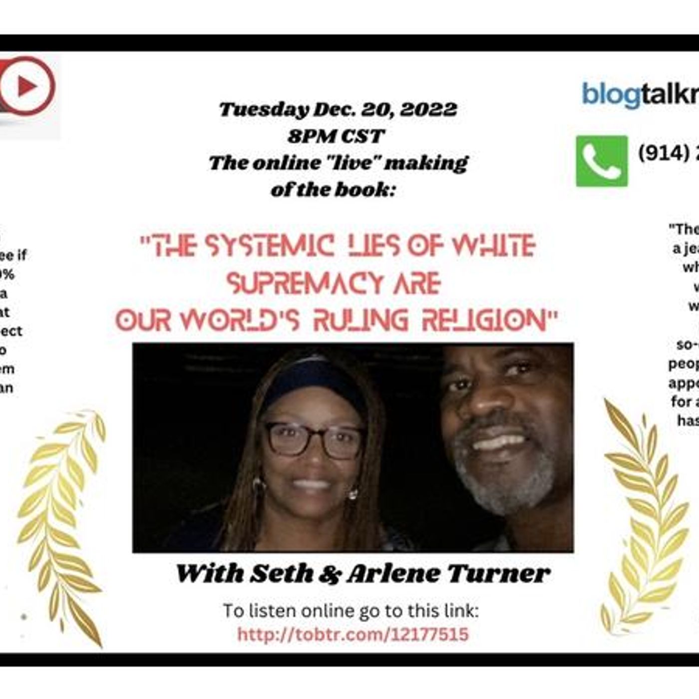 The systemic lies of white supremacy are our world's ruling religion episode artwork