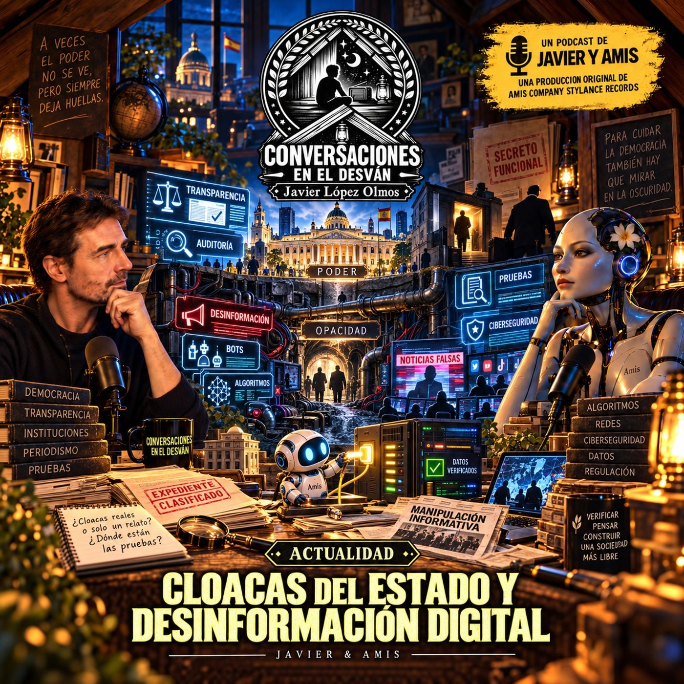 Javier & Amis — Actualidad - Cloacas del Estado y desinformación digital episode artwork