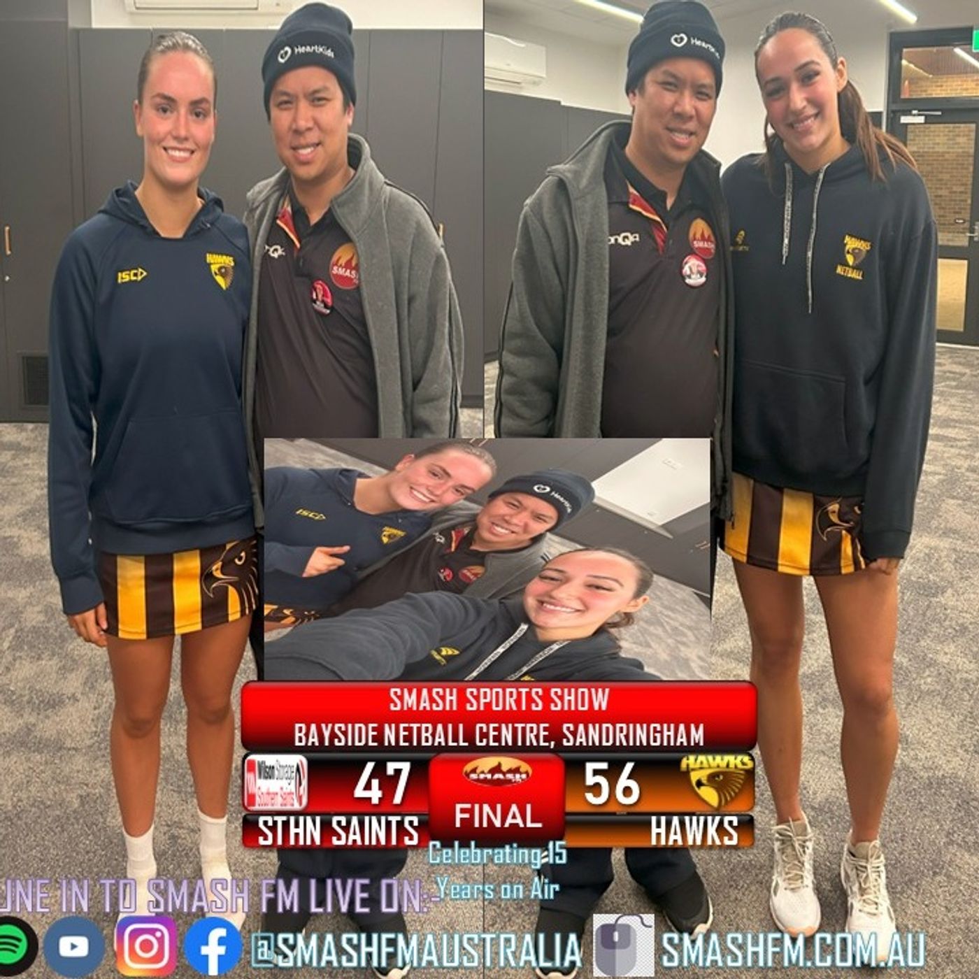 SSS15THYR: Hawks Netball VNL25 Champ Post Game Interviews 270625