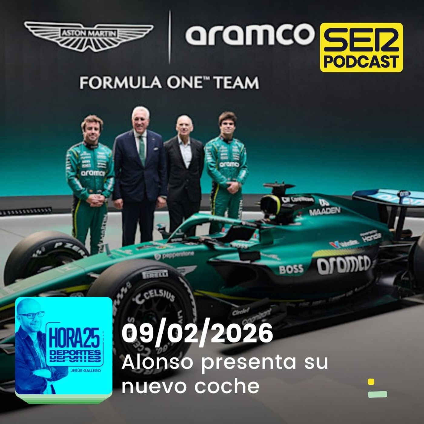 Hora 25 Deportes | Fernando Alonso presenta su nuevo coche episode artwork