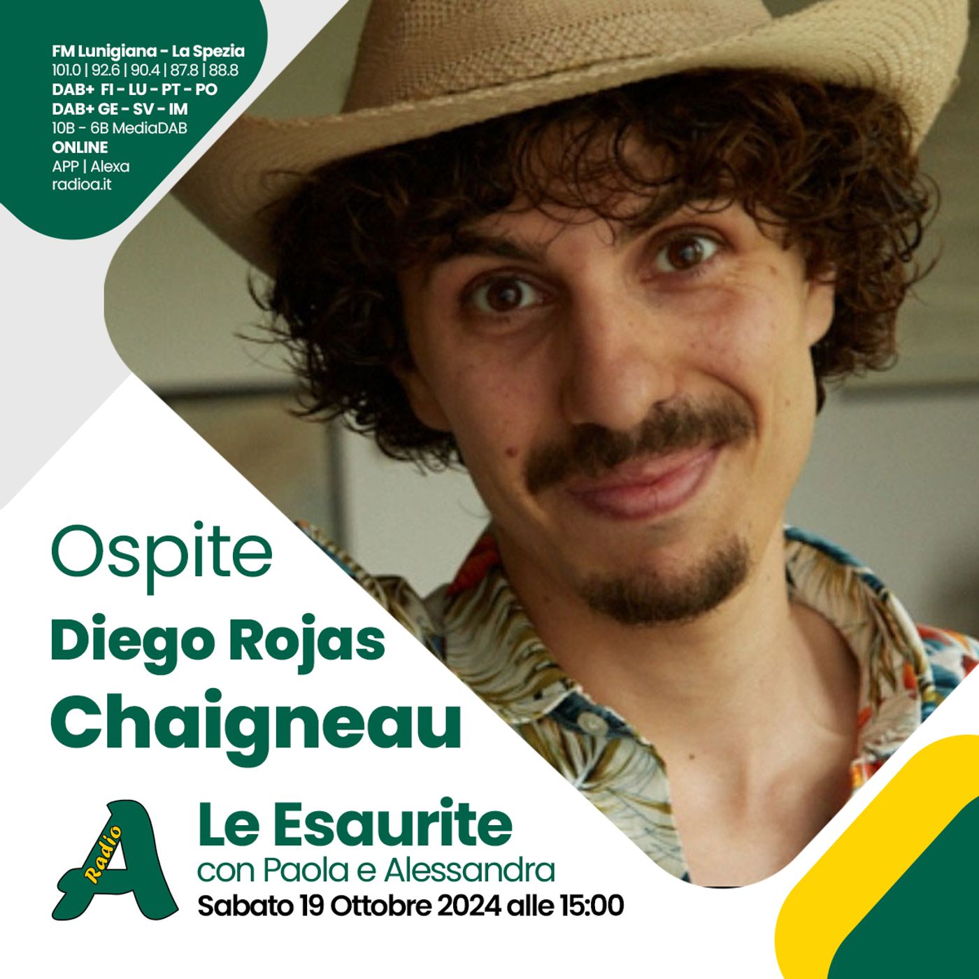 Interviste: Diego Rojas Chaigneau (Le Esaurite - 20 Ottobre 2024) episode artwork