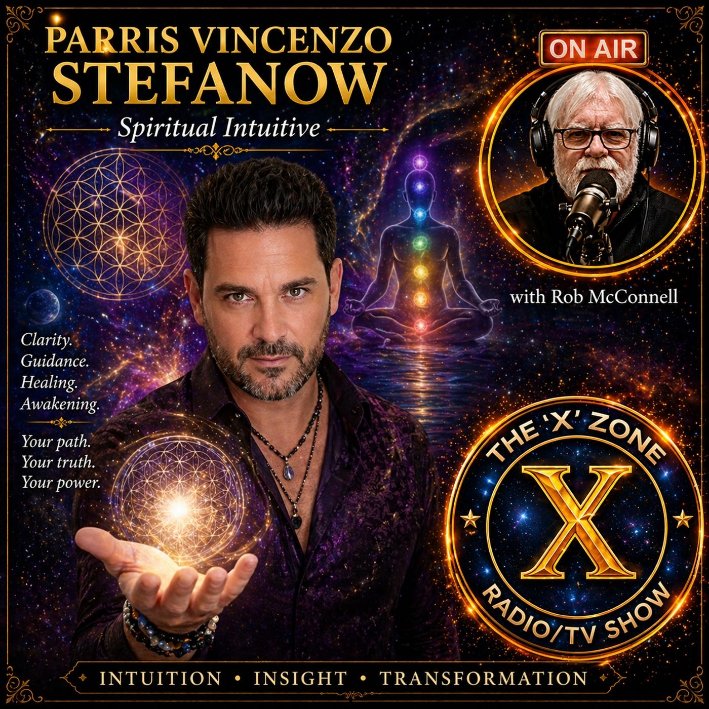Rob McConnell Interviews - PARRIS VINCENZO STEFANOW - Spiritual Intuitive