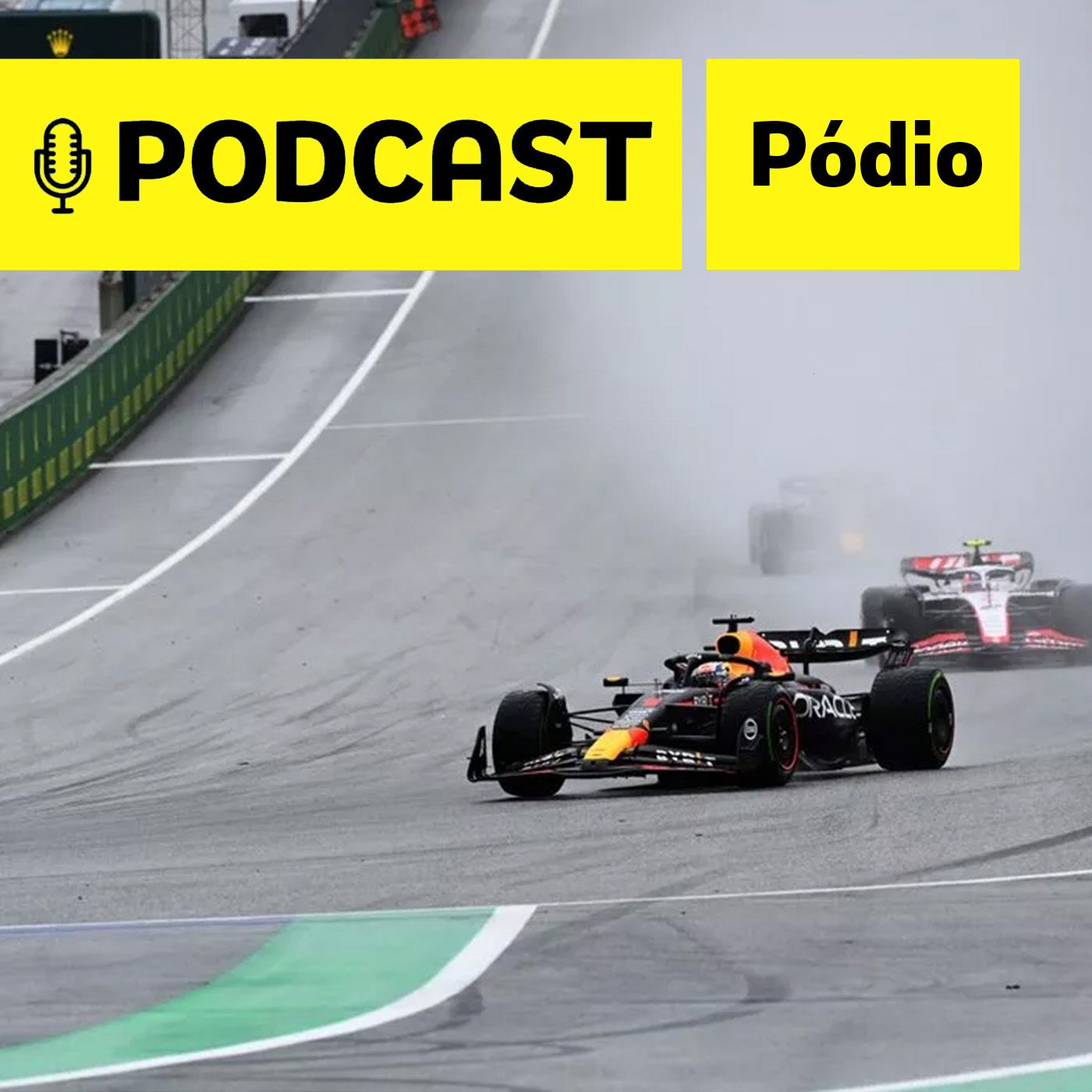 Podcast Pódio - Verstappen passeia, Leclerc é 2º e Pérez, 3º! Norris supera Alonso e Hamilton episode artwork