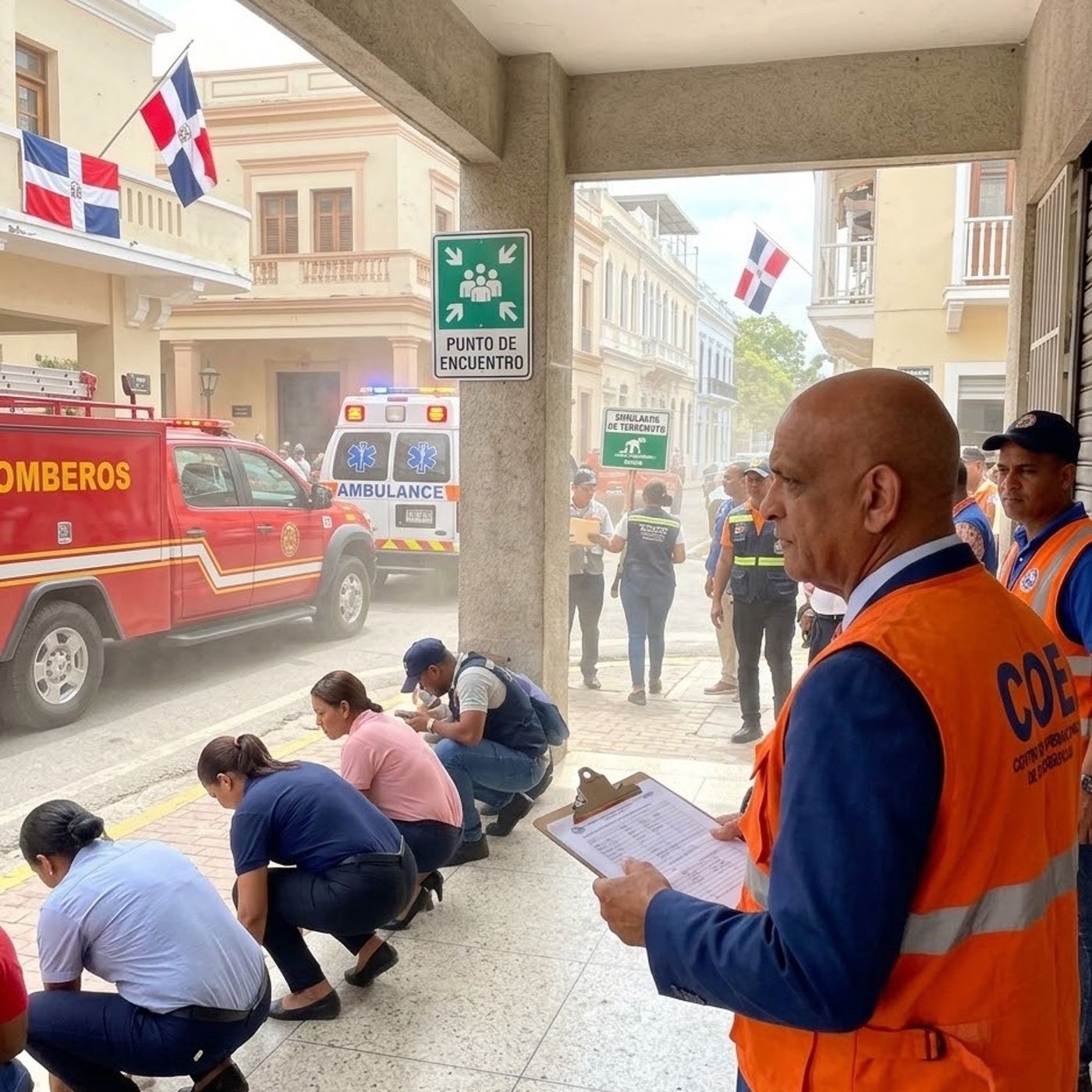 Anuncian simulacro de terremoto en el país, como preparación ante un sismo de gran magnitud.