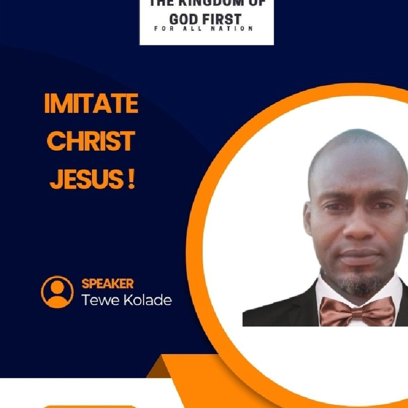 IMITATE CHRIST JESUS!