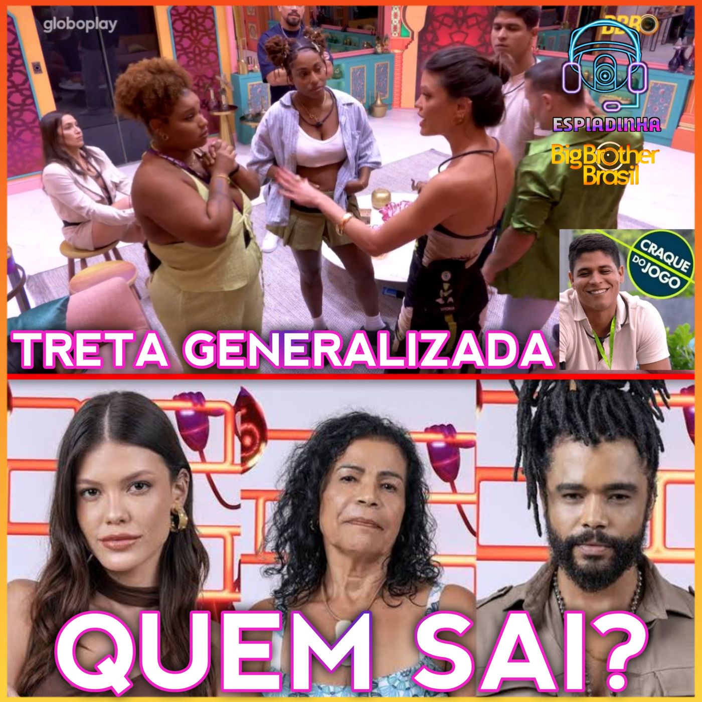 Diogo, Vilma e Vitória no PAREDÃO+Guilherme EXPÕS Thamires e Camila e cria TRETA GENERALIZADA|BBB 25