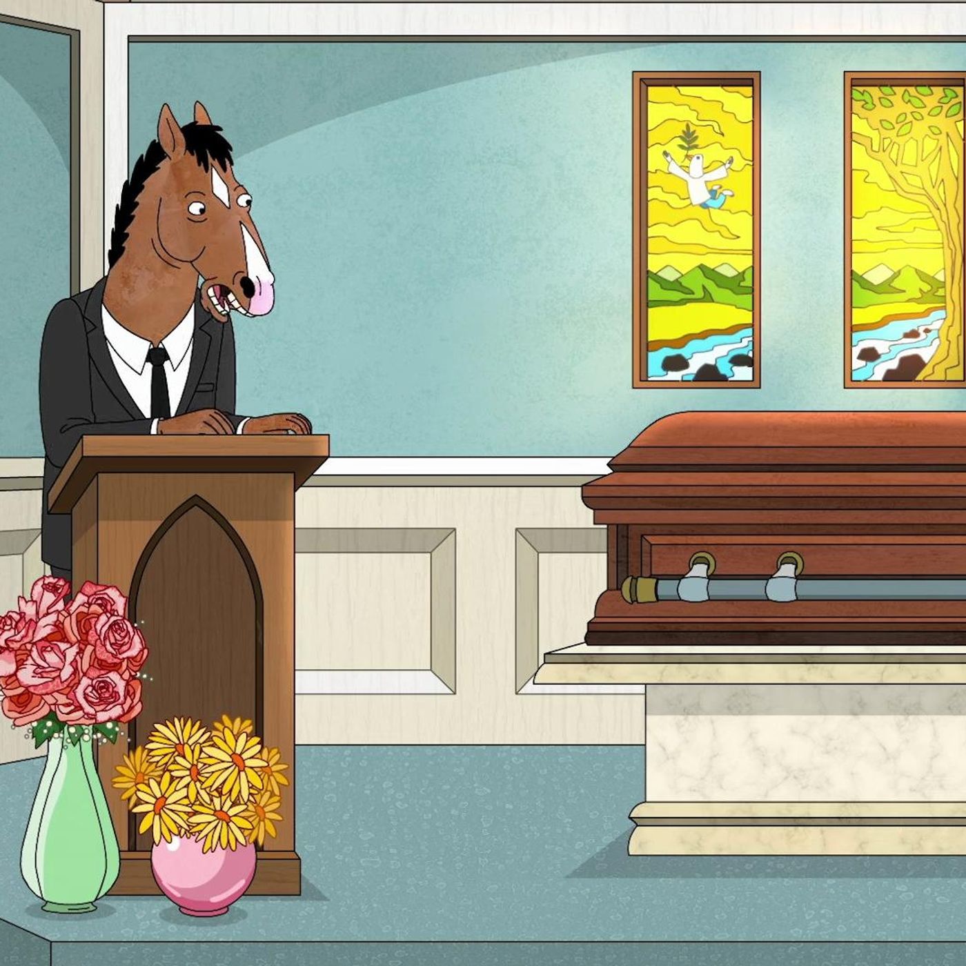 Free churro (s5, e6)- Bojack horseman cover art