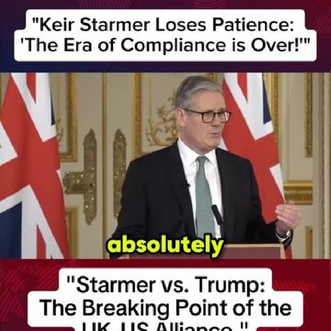 Keir Starmer vs. Donald Trump: The Breaking Point! 🇬🇧🇺🇸 ​Prime Minister Keir Starmer has officially broken his silence, delivering a fie episode artwork