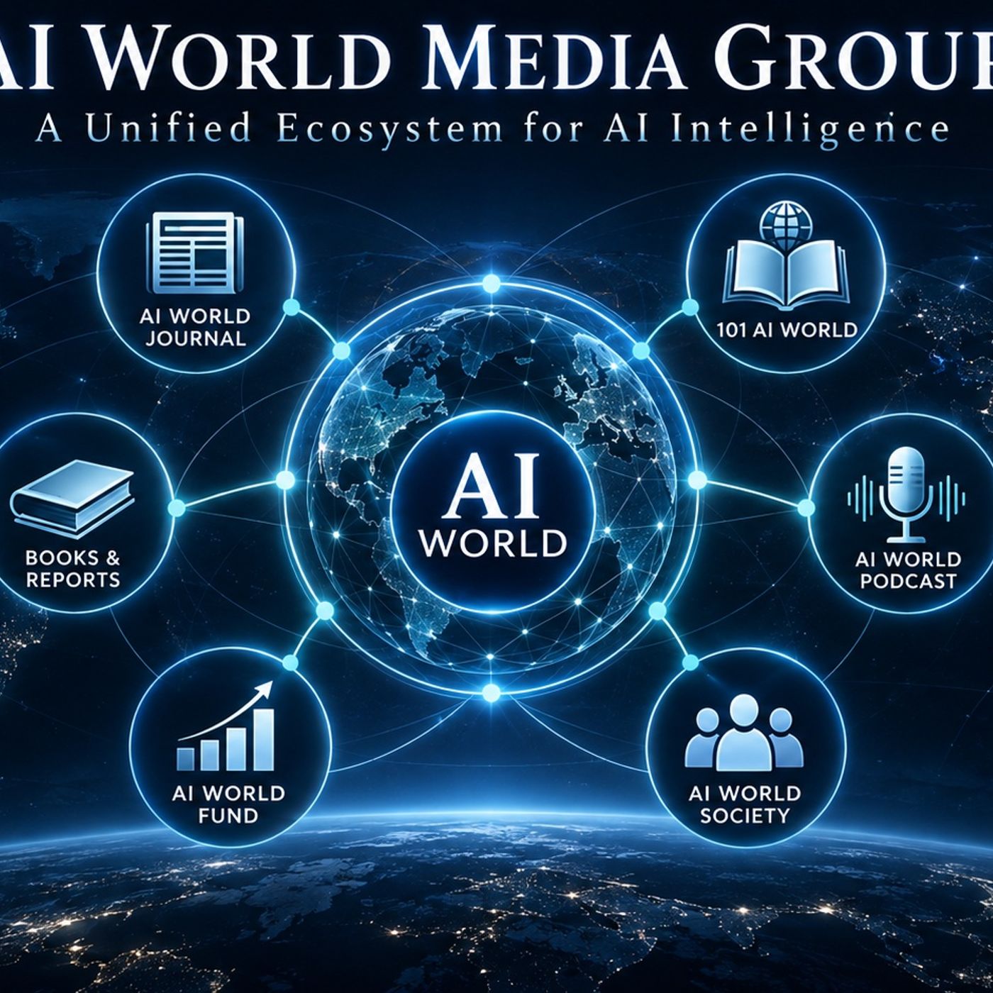 AI World intelligence ecosystem episode artwork