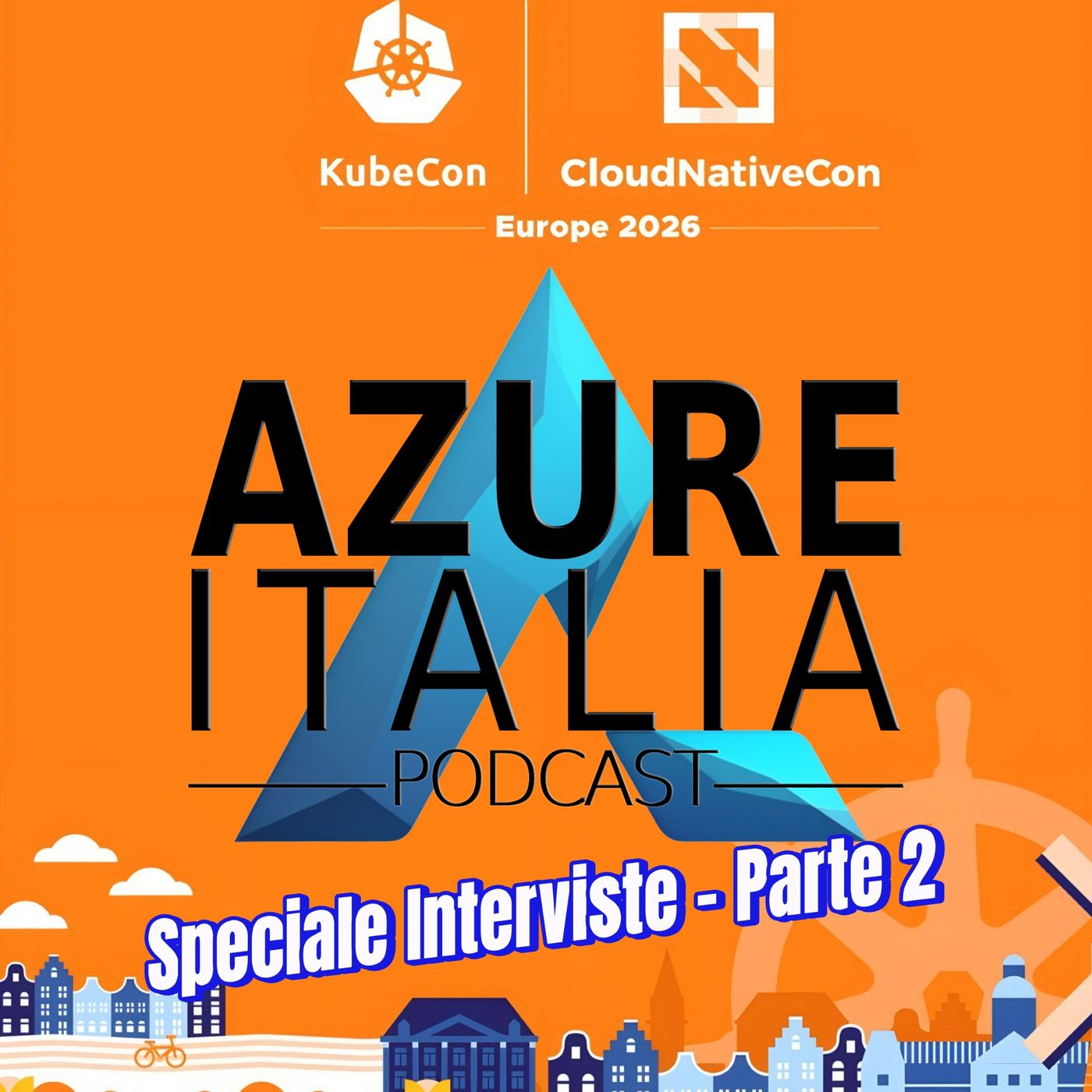 KubeCon Italia Podcast - Puntata 72 - Kelsey Hightower, Andrea Giardini, Alessio Greggi e Alessio Biancalana episode artwork