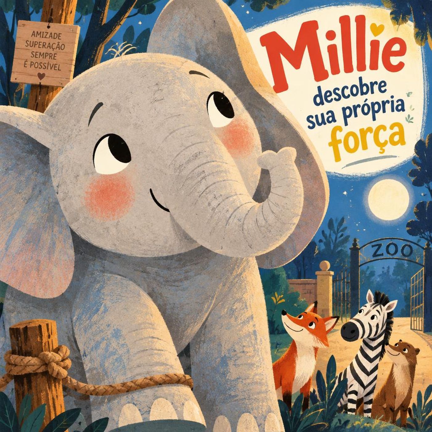 A Elefanta Millie e o Segredo da Corda Misteriosa ｜【Fábula】 episode artwork