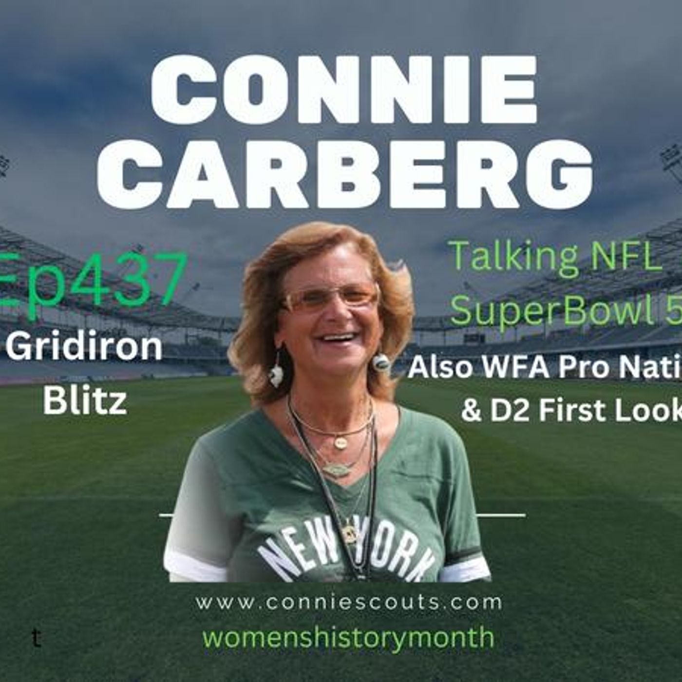 Connie Carberg First NFL Female Scout & Women's Sports in 2023 episode artwork