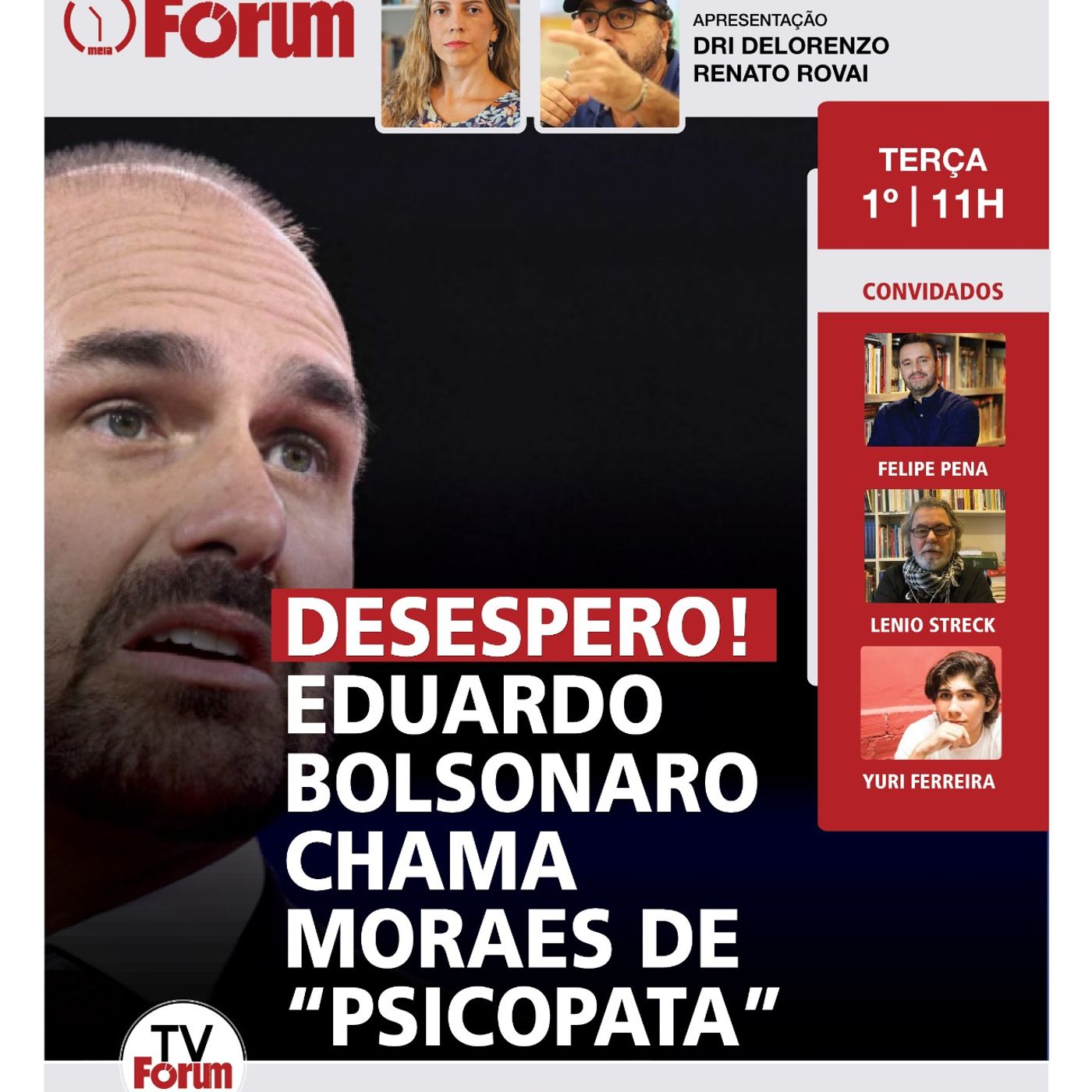 Eduardo Bolsonaro ameaça Moraes | Bolsonaristas desesperados por anistia | Lula e a pesquisa Atlas episode artwork