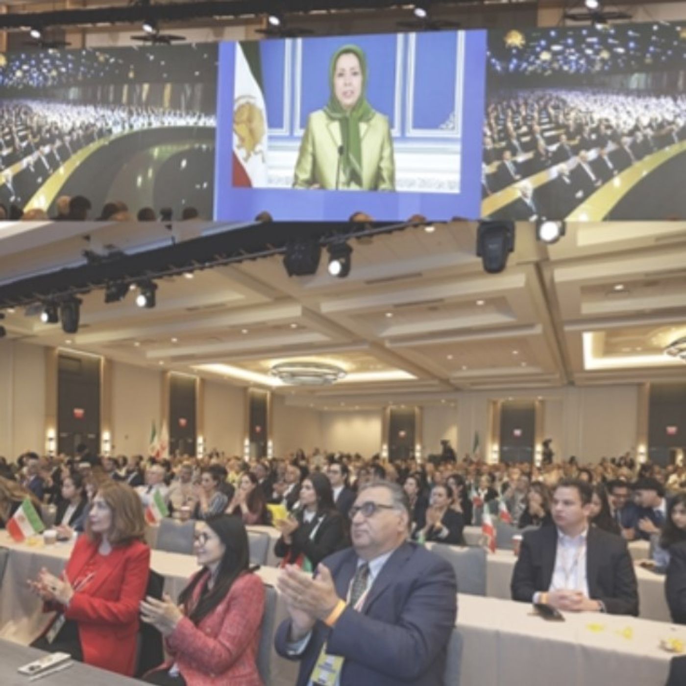 كنوانسيون ايران آزاد در سالگرد قيام آبان