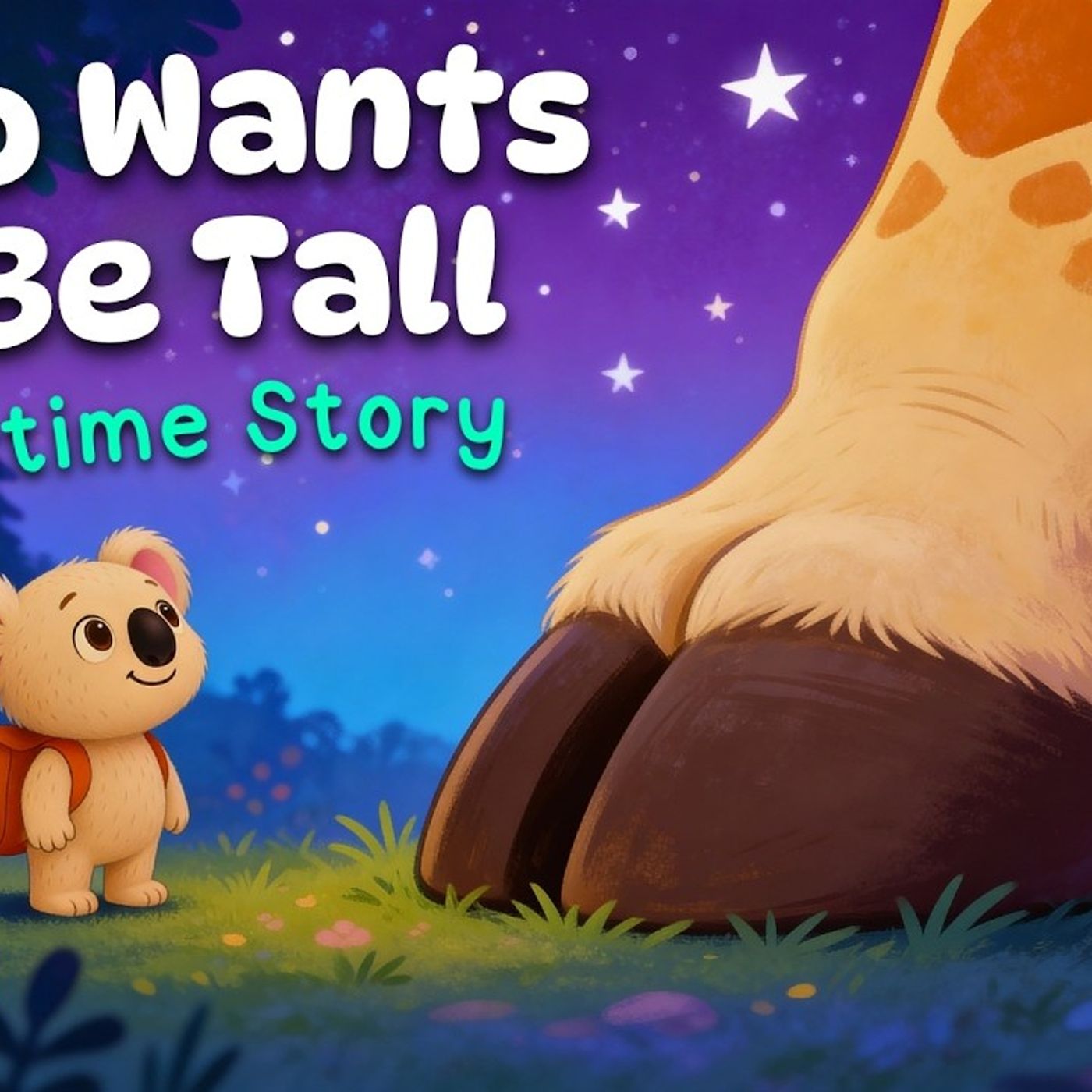 Baby Koko Wants To Be Tall   Perfect Toddler Bedtime Stories  with Relaxing Baby Sleep Music episode artwork