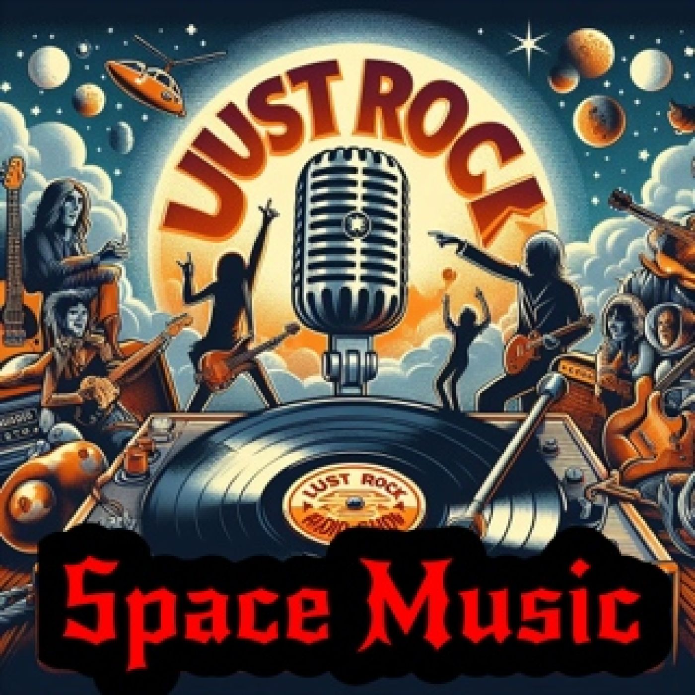 215 - JUST ROCK " Space Music " episode artwork