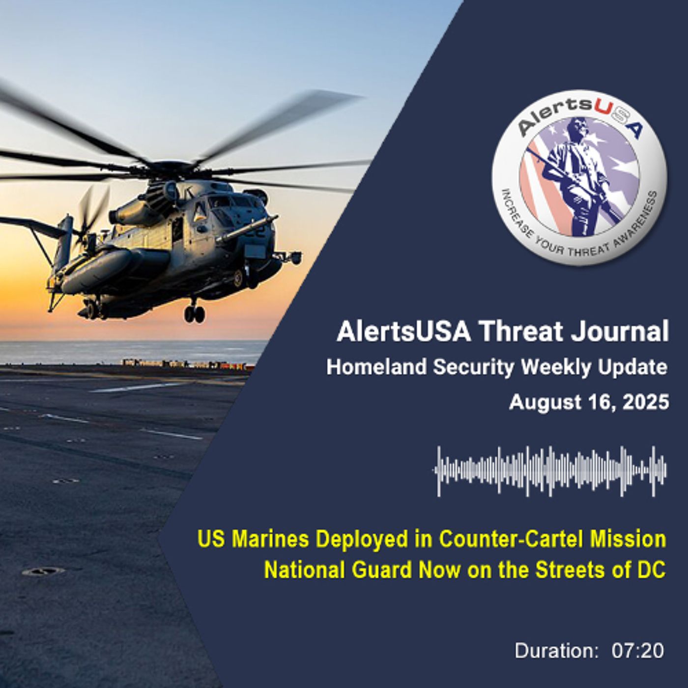 Homeland Security Weekly Update - Aug 16, 2025