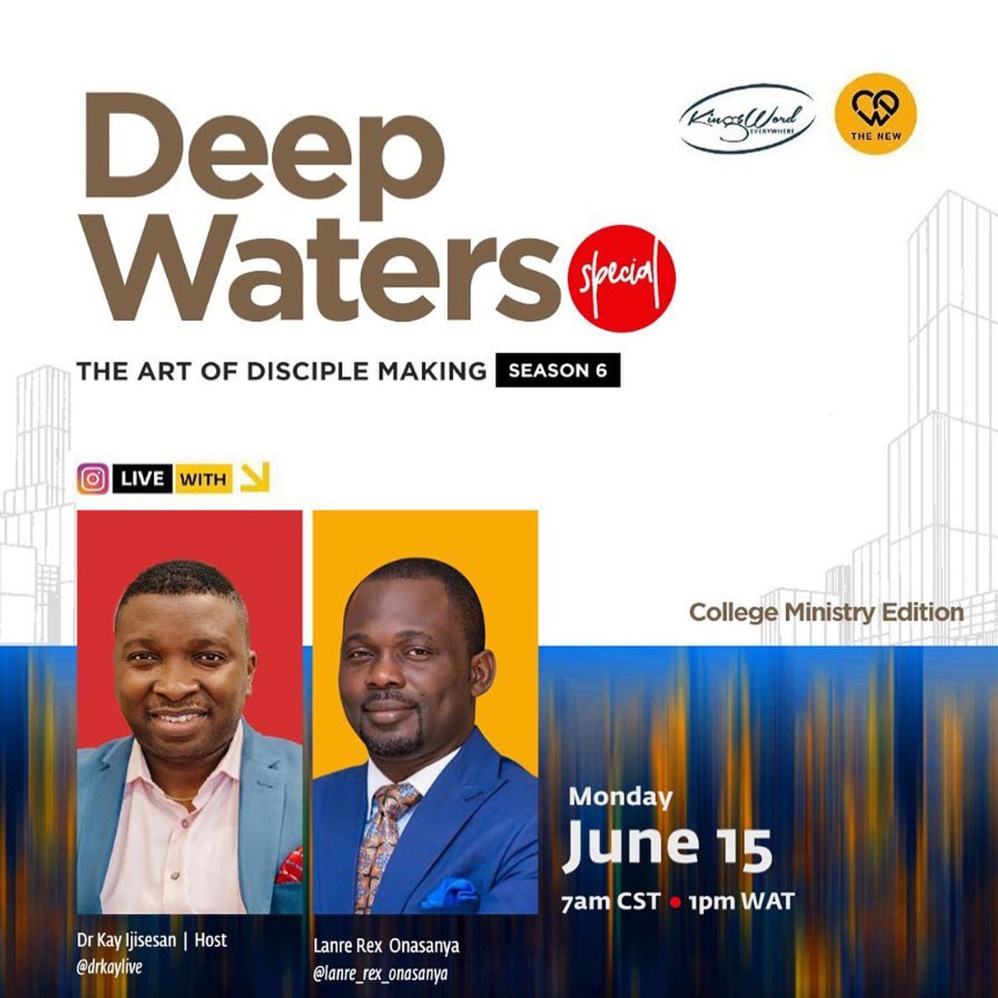 Art of Disciple Making S6 E1 - Dr Kay Ijisesan with Pastor Lanre Rex Onasanya episode artwork