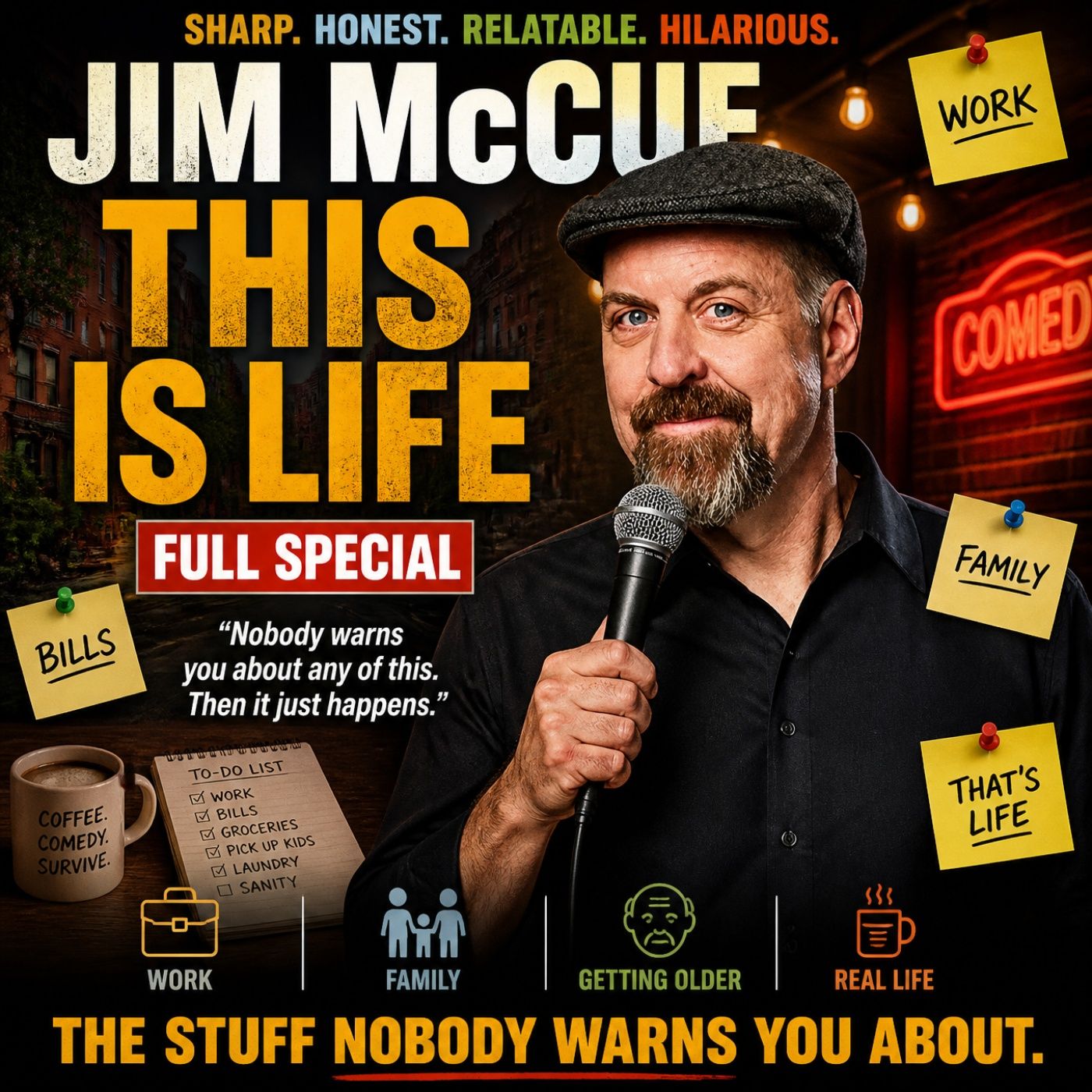 Jim McCue – This Is Life: The Stuff Nobody Warns You About Full Special (Stand-up Comedy)