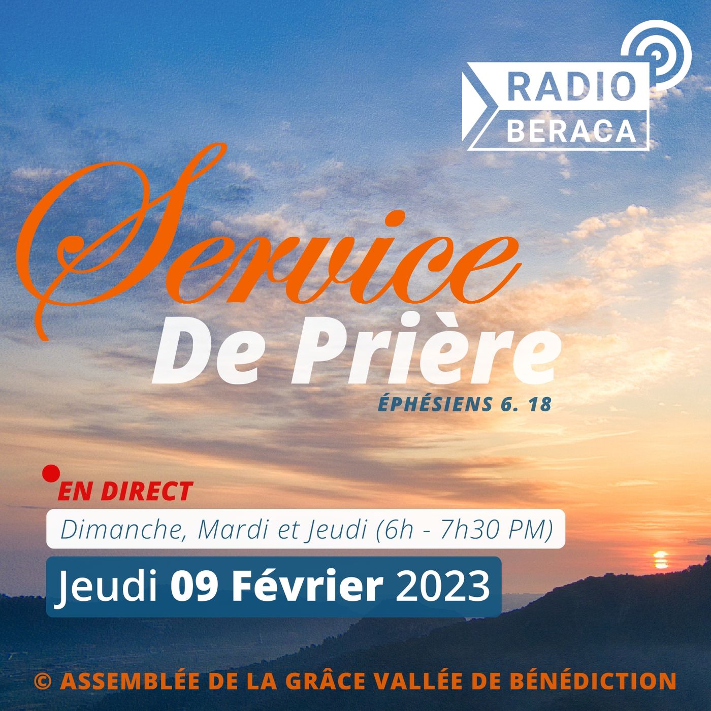Jeudi 9 février 2023.- Service de prière episode artwork