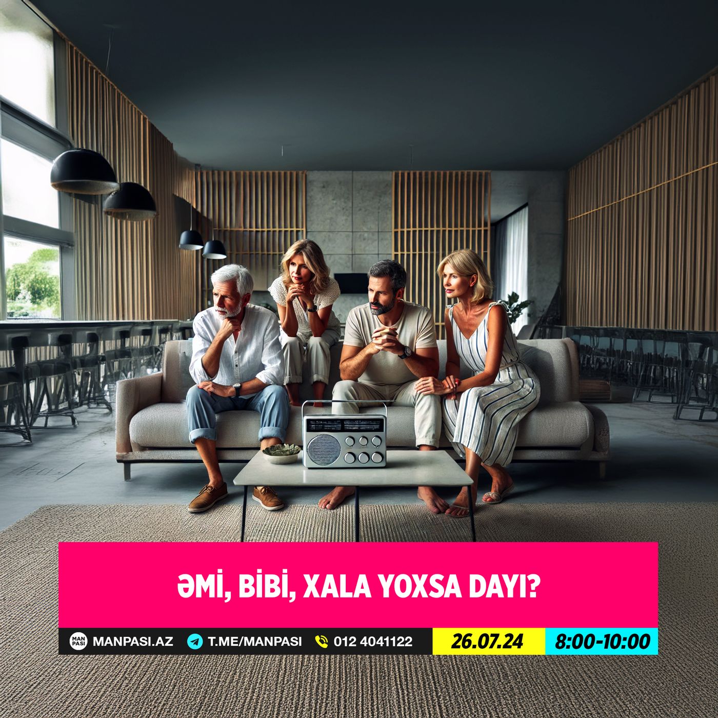 Əmi, bibi, xala yoxsa dayı... 26.07.2024