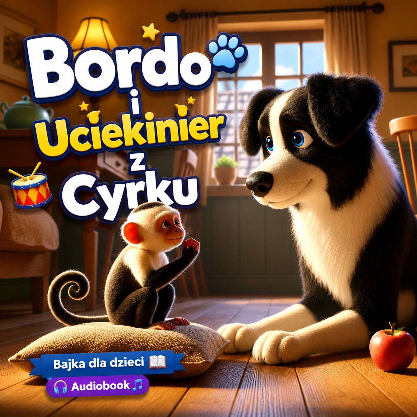 🐾Bordo i Uciekinier z Cyrku Bajka do słuchania dla dzieci o empatii,🎪 #audiobook  #bajkaedukacyjna episode artwork
