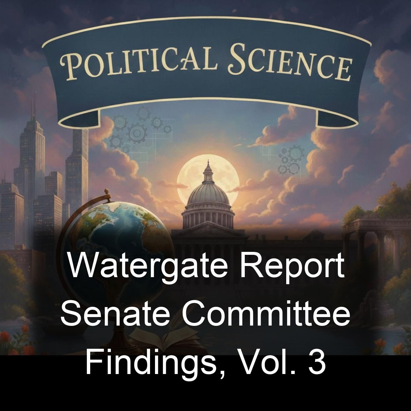 Watergate Report Senate Committee Findings, Vol. 3 cover art