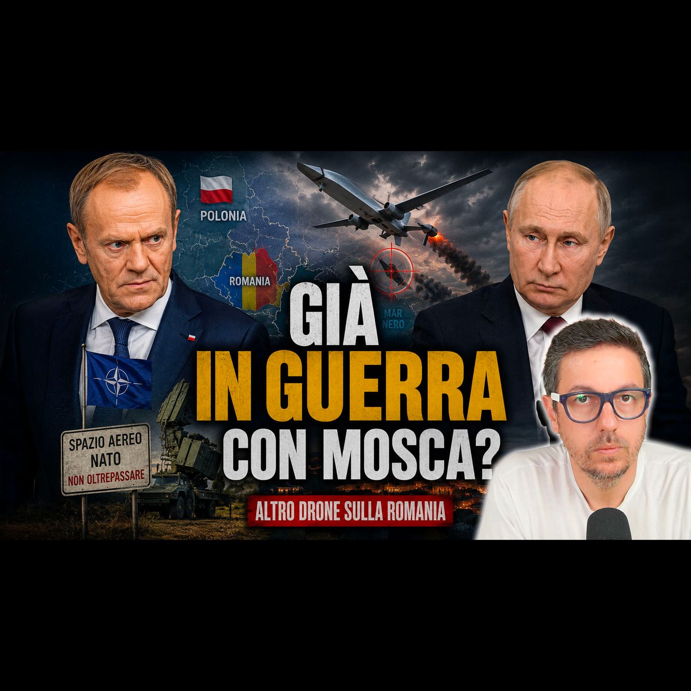 POLONIA: “LA RUSSIA CI HA GIÀ DICHIARATO GUERRA” | ALTRO DRONE SULLA ROMANIA episode artwork