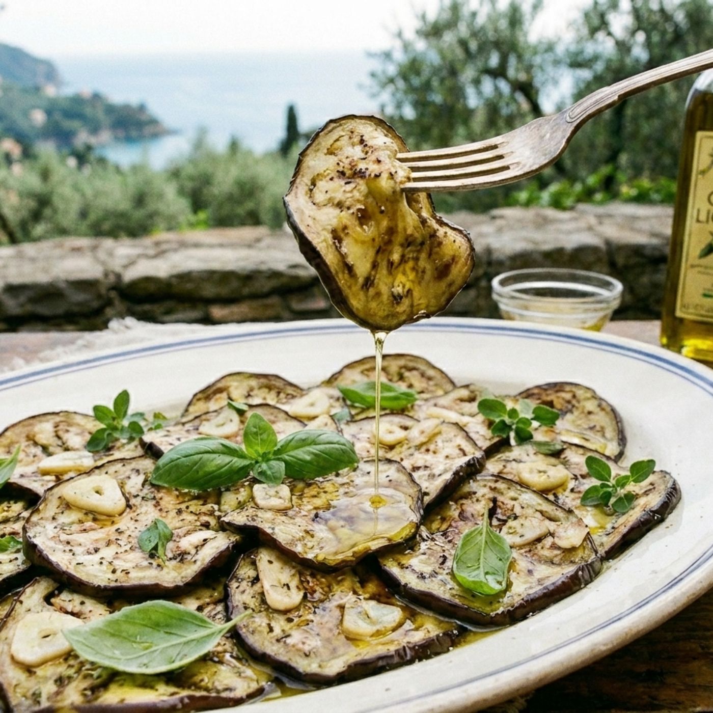 Melanzane marinate alla ligure: il contorno estivo che profuma di basilico episode artwork