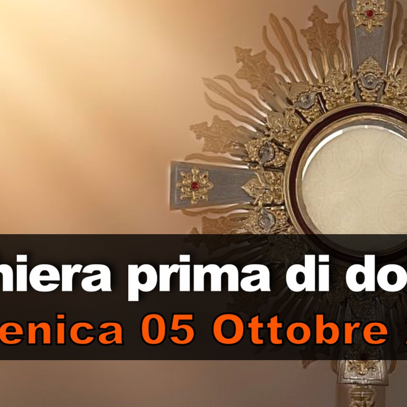 Preghiera prima di dormire DOMENICA 05 OTTOBRE 2025 ❤️ Compieta dopo i Secondi Vespri XXVII Domenica T.O.