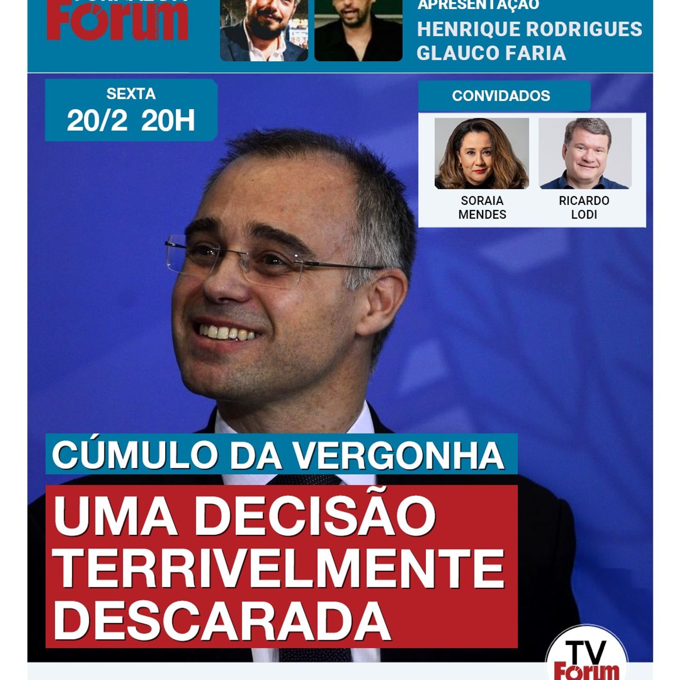 André Mendonça proíbe diretor-geral da PF de participar das investigações do Caso Master | 20.02.26 episode artwork