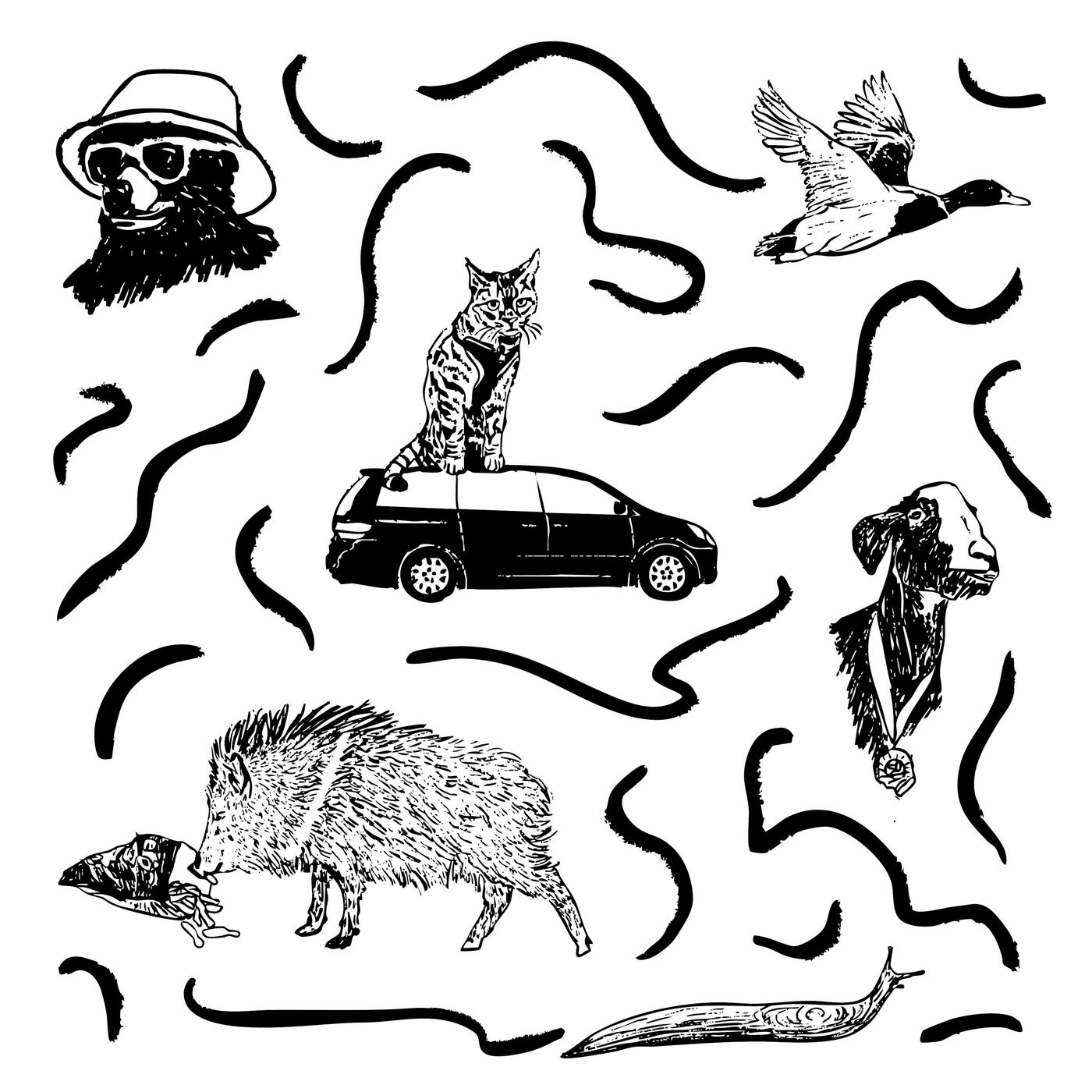 The Speeding Duck, the Hungry Javelina, and “Leonardo da Pinchy” episode artwork