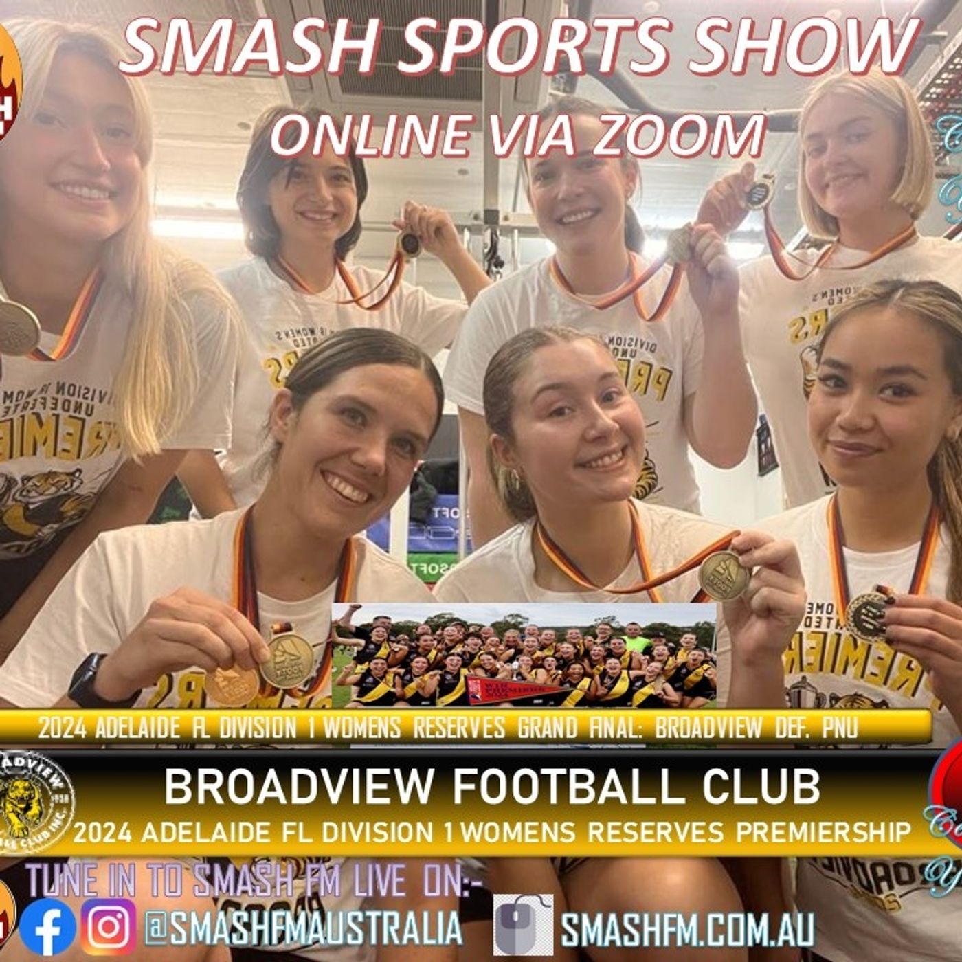 SSS10THYR: Broadview FC 2024 Adelaide FL Division 1 Reserves Womens Premiership Interviews 110924