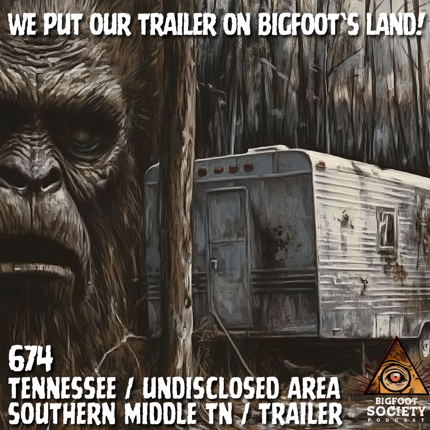 We Put our Trailer on Bigfoot's Land! | TN