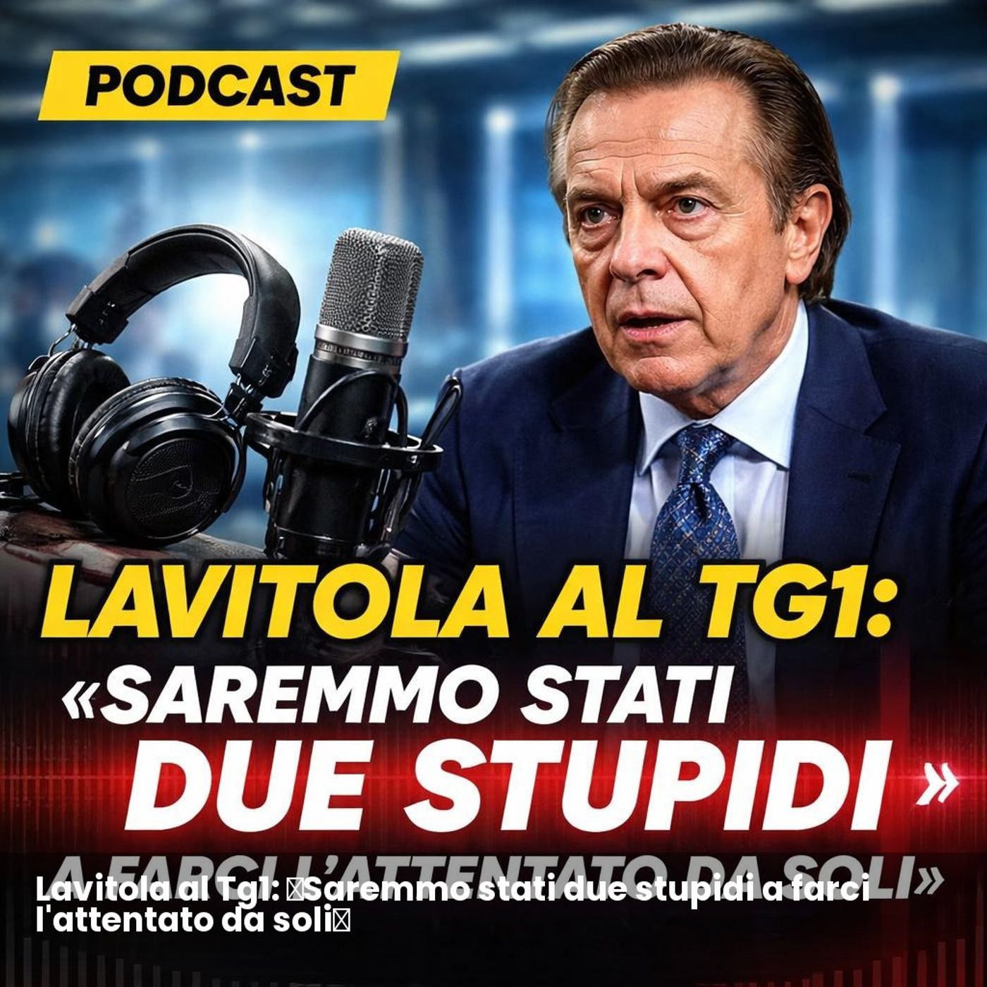 Lavitola al Tg1: «Saremmo stati due stupidi a farci l'attentato da soli» episode artwork