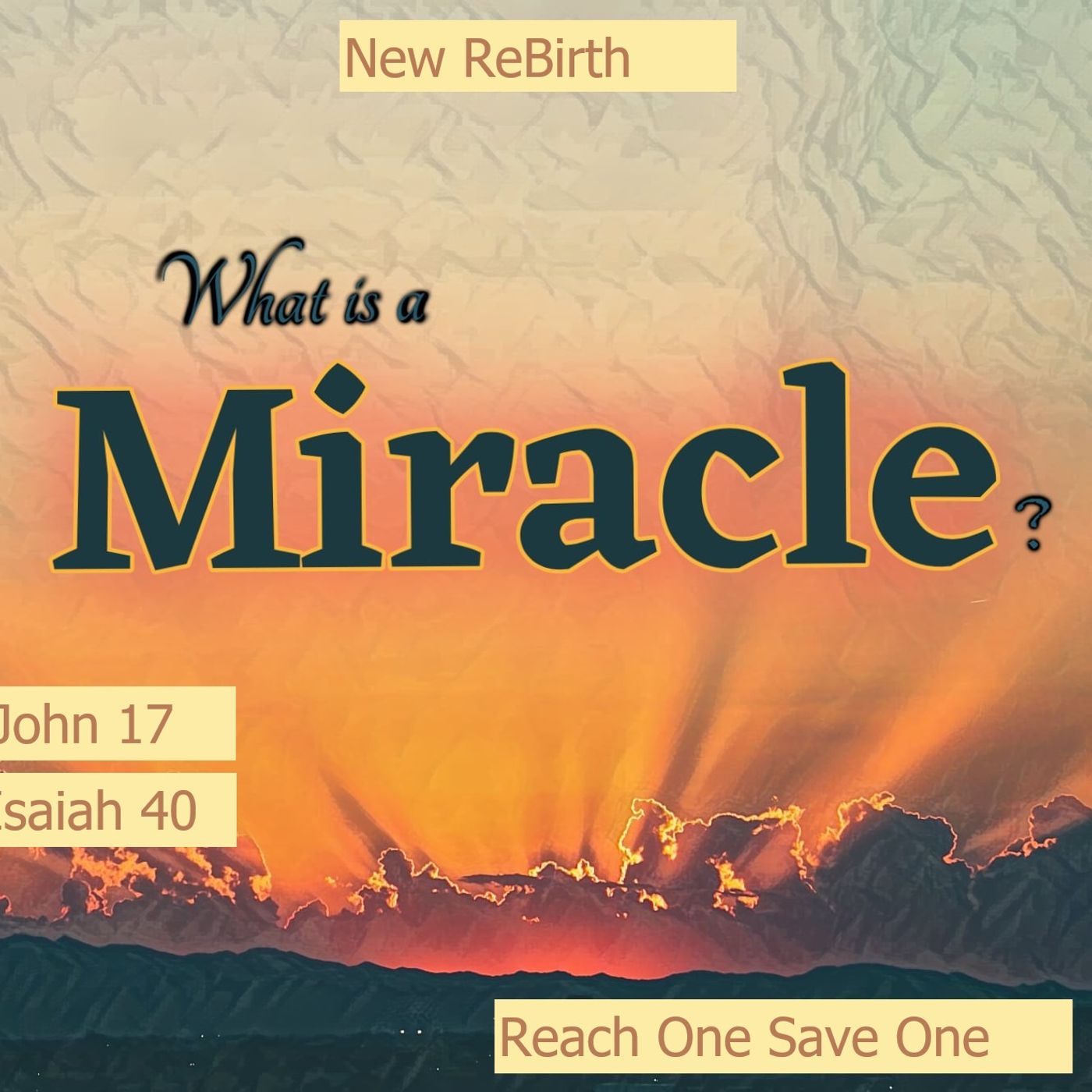 Monday April 27,2026 {AA} New ReBirth  What is a Miracle episode artwork